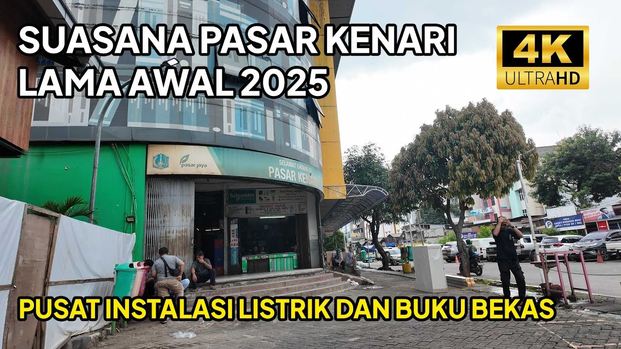 Suasana Pasar Kenari Lama Pasar Jaya Awal Tahun 2025 - Pusat Komponen Mekanik Elektrik & Buku Bekas