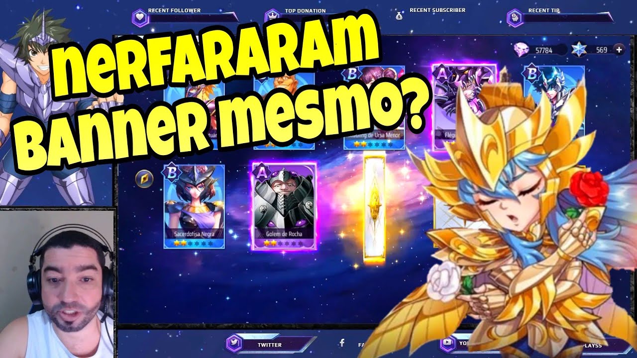 Banner Nerfado? All In (Summons) Afrodite Divino Até Pegar - Saint Seiya Awakening