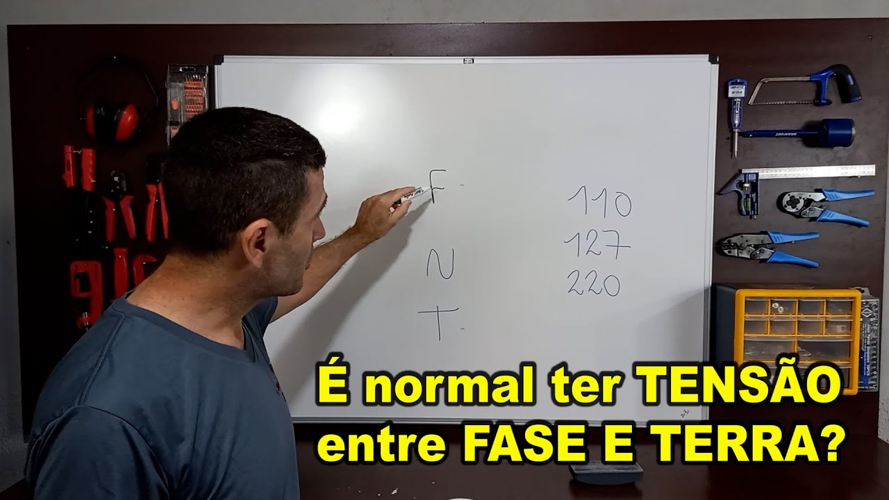 É normal ter TENSÃO entre FASE E TERRA?