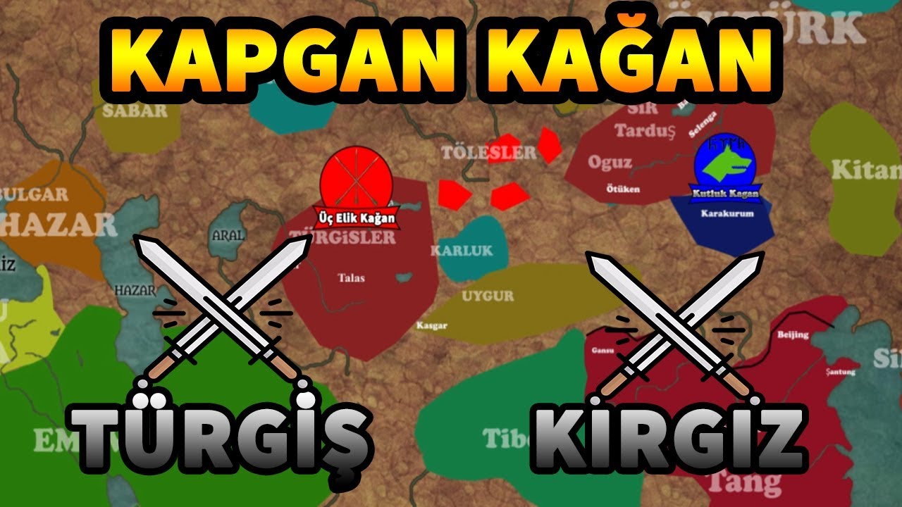 BOL&Ccedil;U SAVAŞI(T&uuml;rgişler) ⚔️|| KAPGAN KAĞAN'ın KIRGIZ SEFERİ⚔️ || 698 6.B&ouml;l&uuml;m