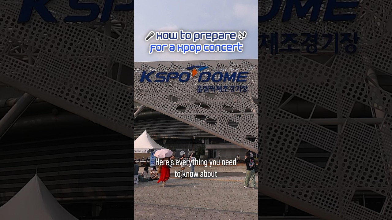 Seoul Kpop Concert MUSTS🎤 | Tips for Kpop Stans 🎶#shorts