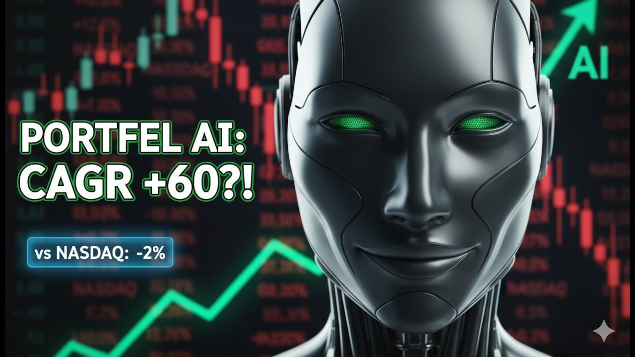 AI samodzielnie BIJE wszystkie indeksy giełdowe i wyciąga 60% rocznie zwrotu! | Portfel AI