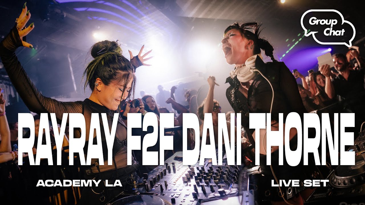 RayRay F2F Dani Thorne LIVE @ Group Chat Club LA [HARD TECHNO]