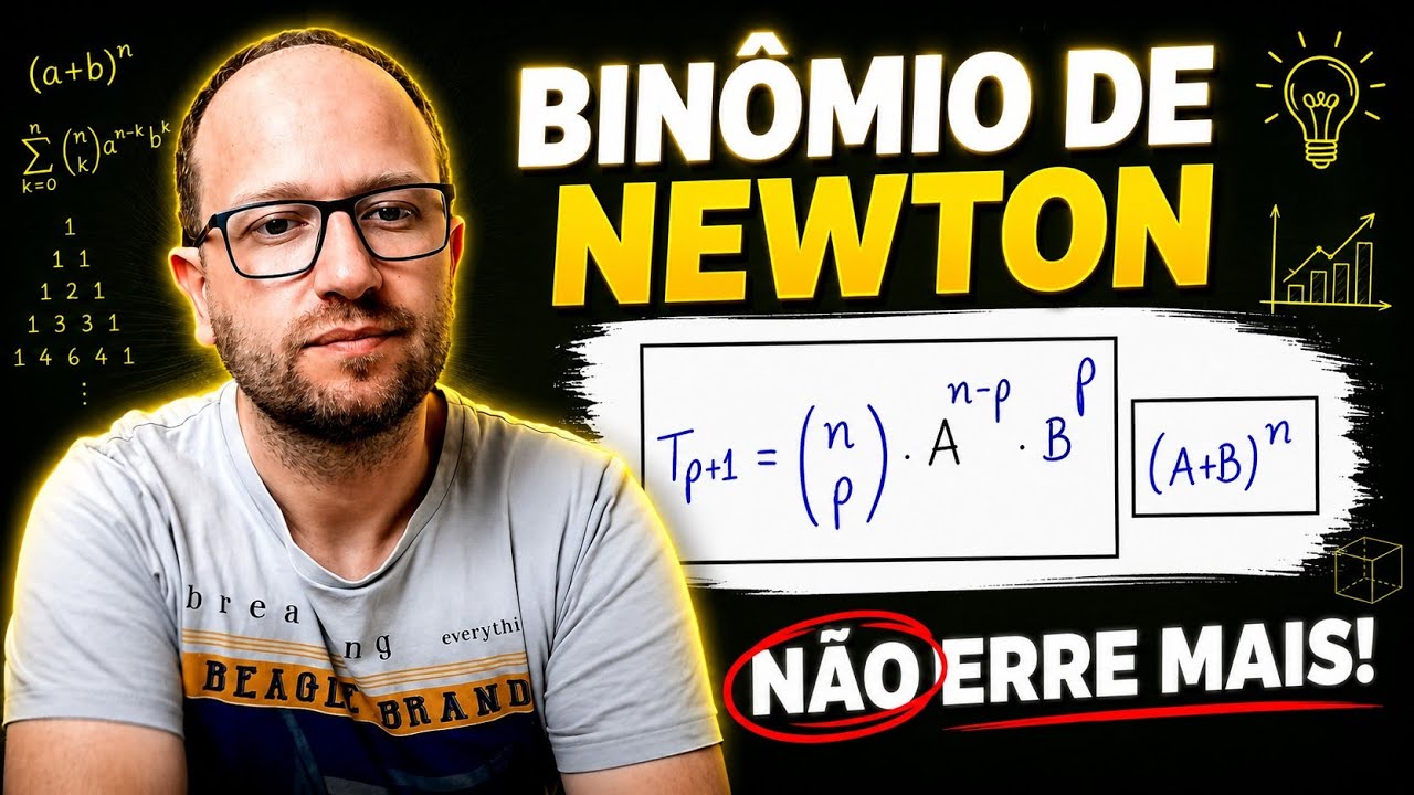 Aprenda AGORA BINÔMIO DE NEWTON| RESOLUÇÃO COM QUESTÃO, aula de Matemática | ENEM / CONCURSOS/ FUR