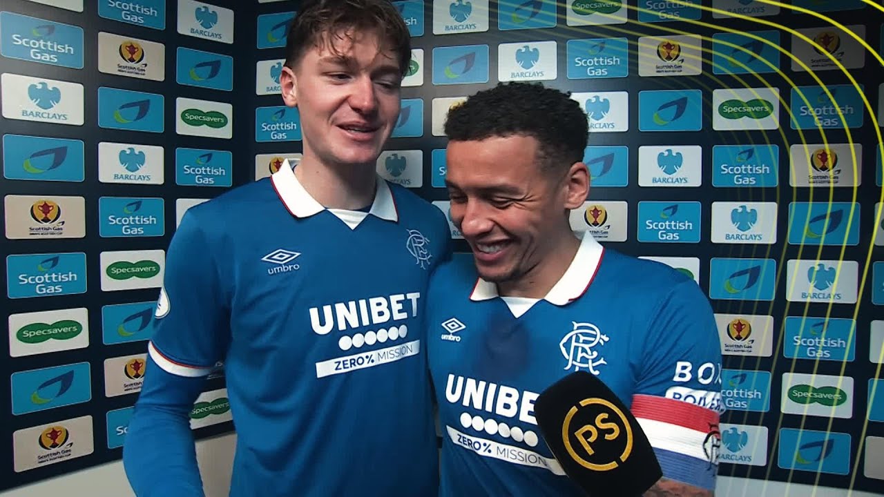 James Tavernier and Ryan Naderi speak after scoring in Rangers' 8-0 win over Queen's Park