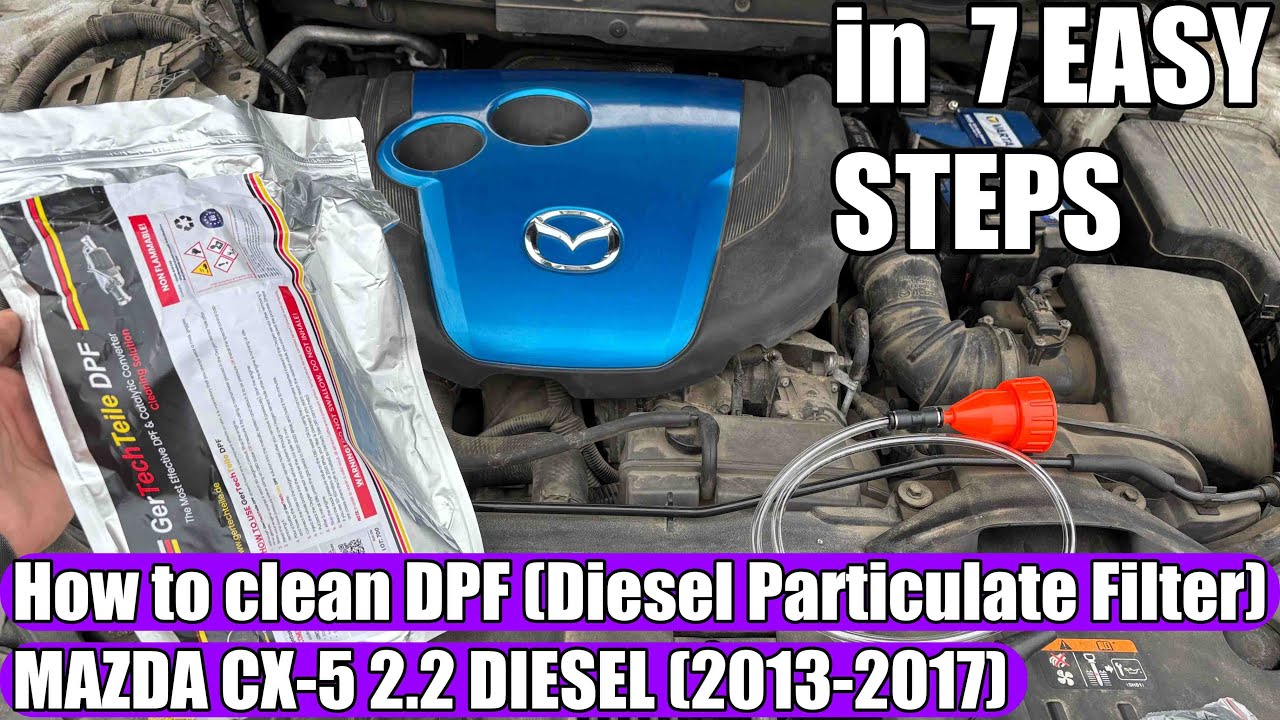 Mazda CX-5 2.2 Diesel (2013-2017) How to Clean DPF (Diesel Particulate Filter) with GertechTeile DPF