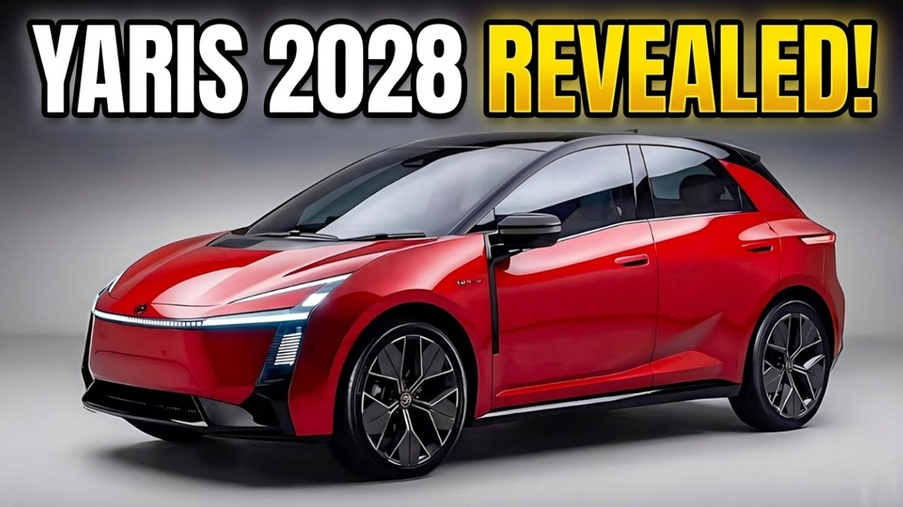 Утечка информации о Toyota Yaris 2028 года! Будут ли гибридная, бензиновая и электрическая версии? 😱