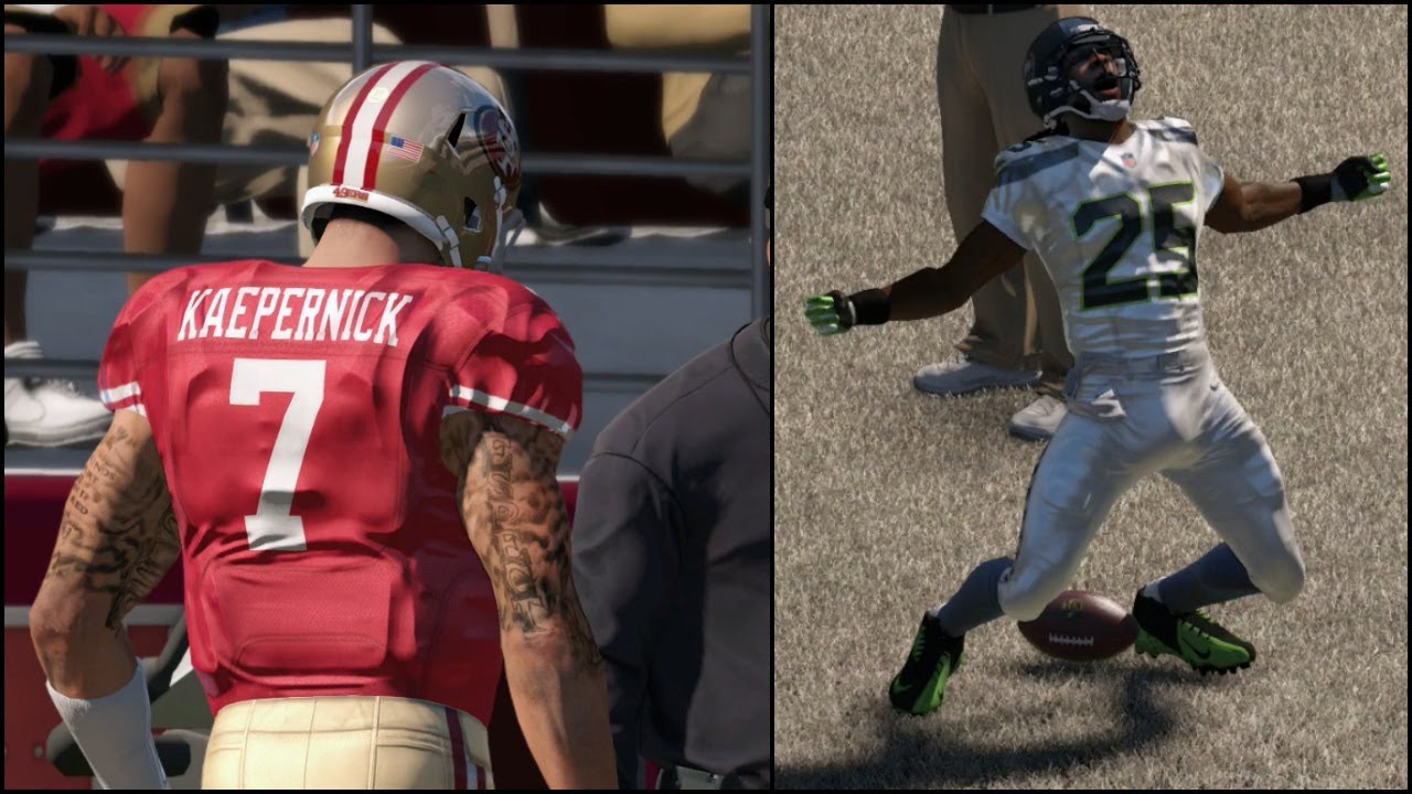 Madden 15 Exclusive Next Gen Gameplay - New Features / Hard Hits, PlayCall Menu, Player Lock PS4