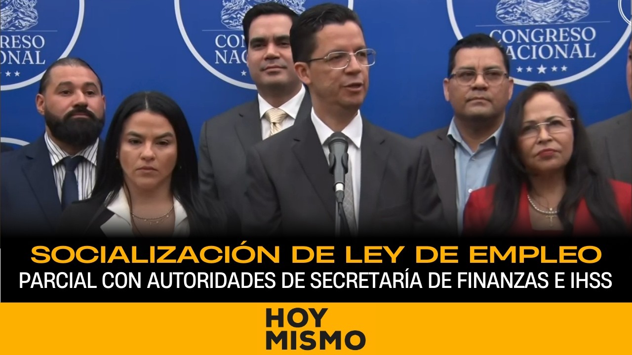 Socialización de Ley de Empleo Parcial con autoridades de secretaría de Finanzas e IHSS