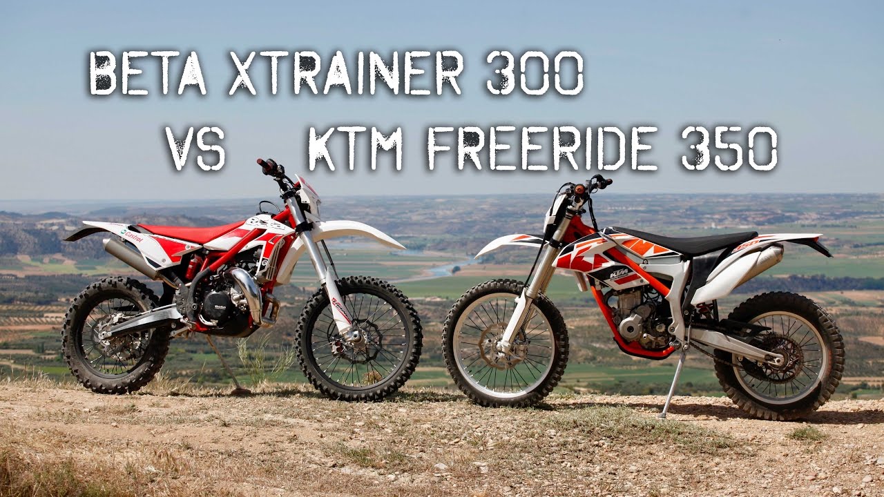 Beta Xtrainer 300 vs KTM Freeride 350: prueba real
