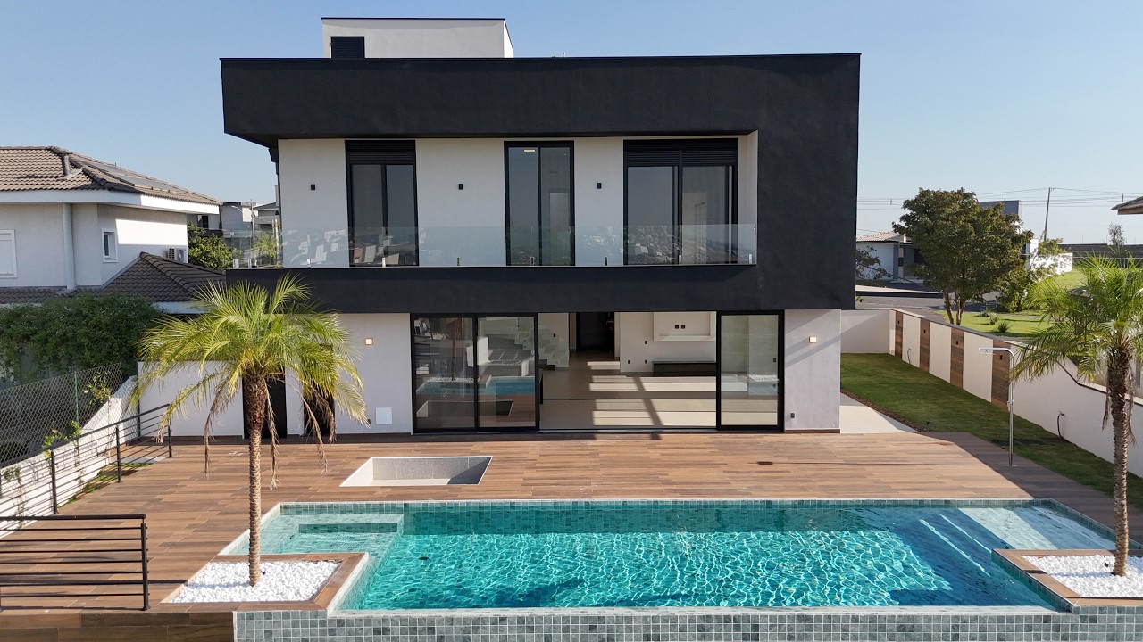 SURPREENDA-SE COM ESSA CASA NOVA DE ARQUITETURA IMPECAVÉL E VISTA DESLUMBRANTE