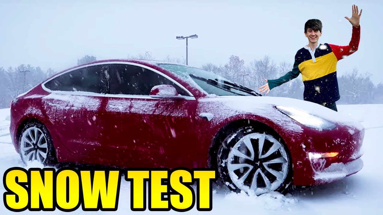 What is a Tesla like in Snow? REAL WORLD TEST