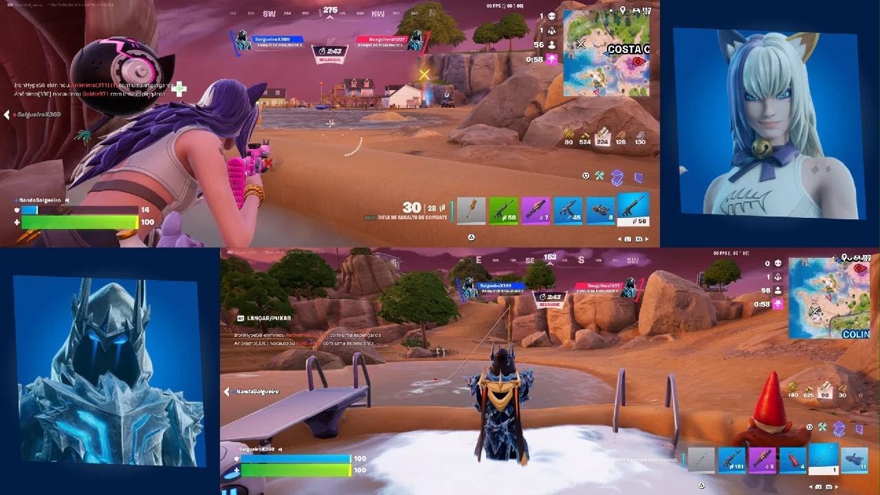 Fortnite essa partida foi incrívellllllll😍🤩😘😗☺️