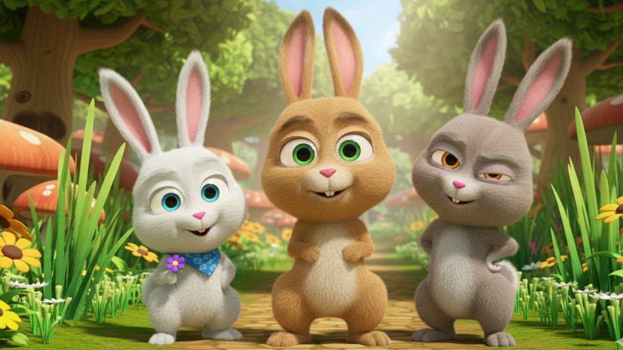 Bunny Rabbit 🐰✨ | Fun Kids Rap Song 🎤 | Cute Cartoon Animation | 2026 Viral