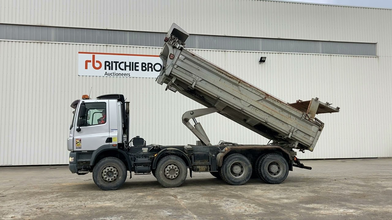 2008 DAF CF85.360 8x4 Dump Truck I St Aubin, France Auction - 7 & 8 December