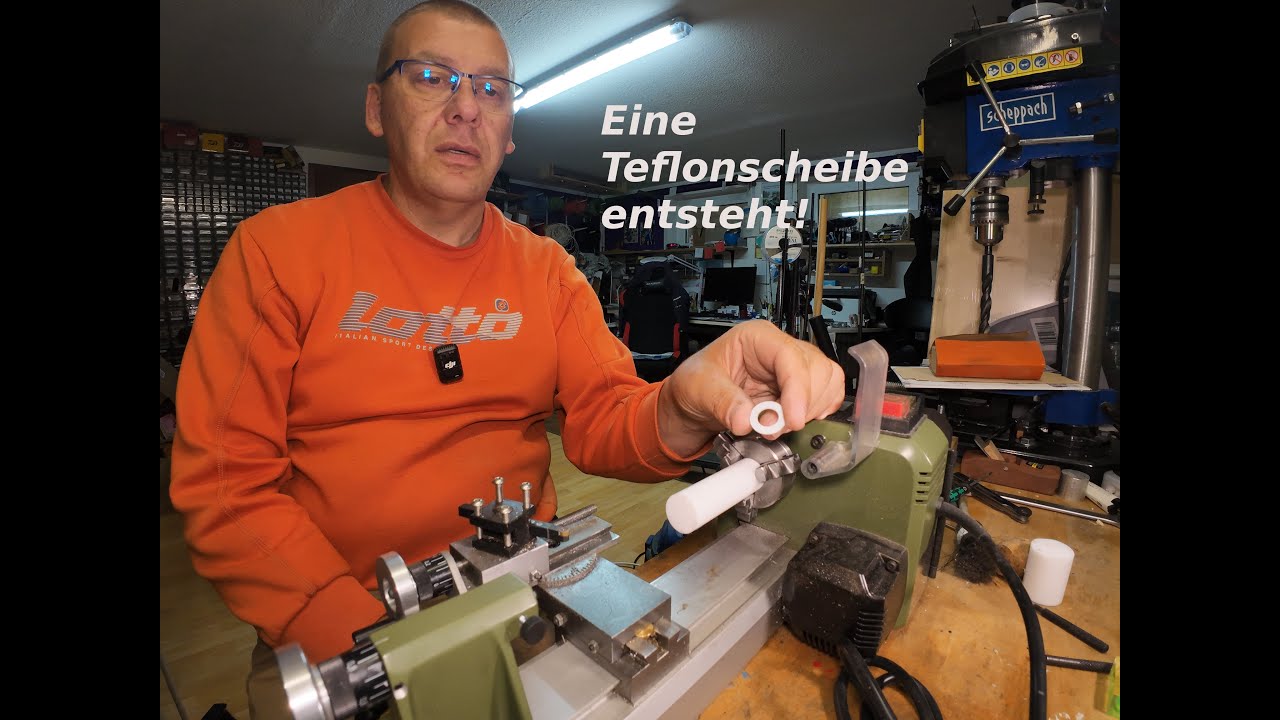 Erstellen einer Teflonscheibe