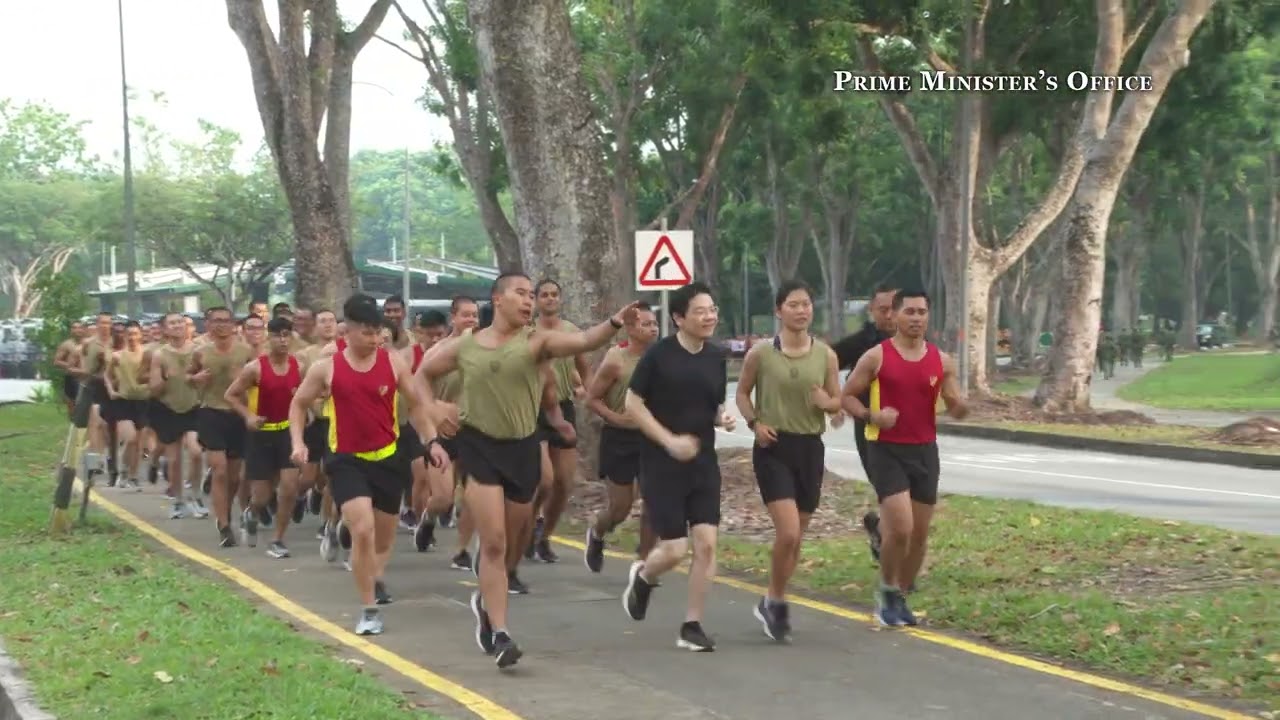 PM Lawrence Wong visits Singapore’s Basic Military Training Centre