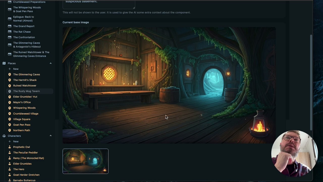 Adventure game editor with built in AI