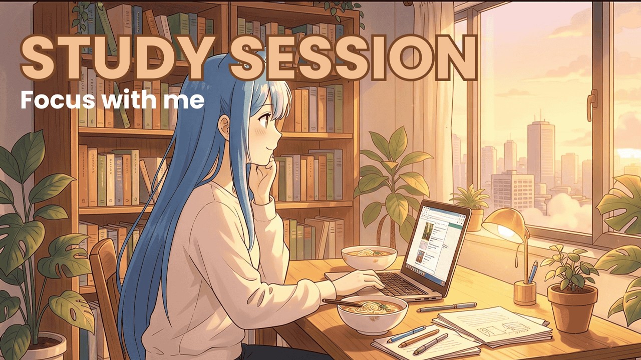 Chill Lofi Mystery 🐾 Cat Girl Study Session | Deep Focus & Cozy Work Beats