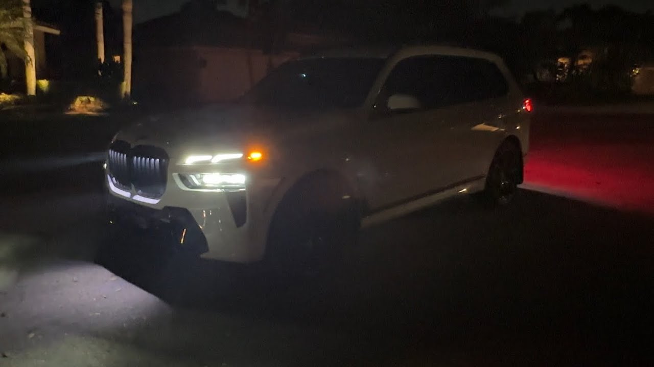 Night Drive with the 2024 BMW X7