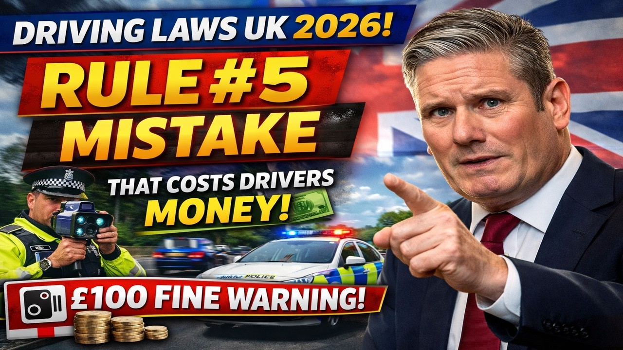 UK Driving Laws 2026: Rule #5 Could Cost You £100+ – Drivers Warned About New Police Fines!
