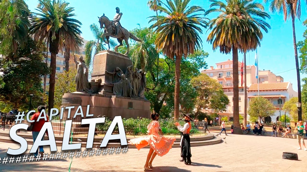 Recorriendo SALTA LA LINDA CAPITAL I ARGENTINA I 4K Walking Tour VLOG