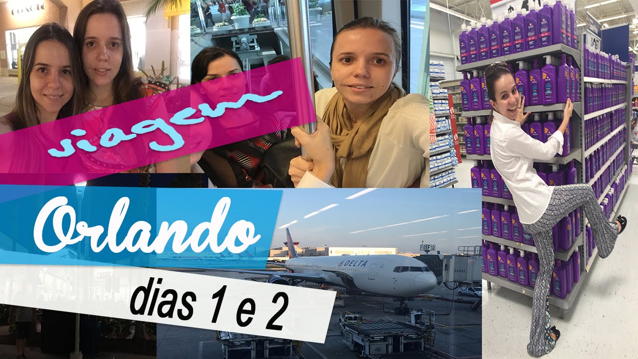 Viagem Orlando - Dias 1 e 2 | Chegando em Orlando, Alugando Carro, Comprando iPhone's e etc.