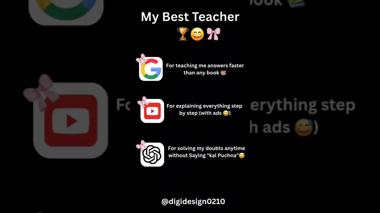 💻📚 Not all teachers stand in classrooms… some live in our apps 😅 