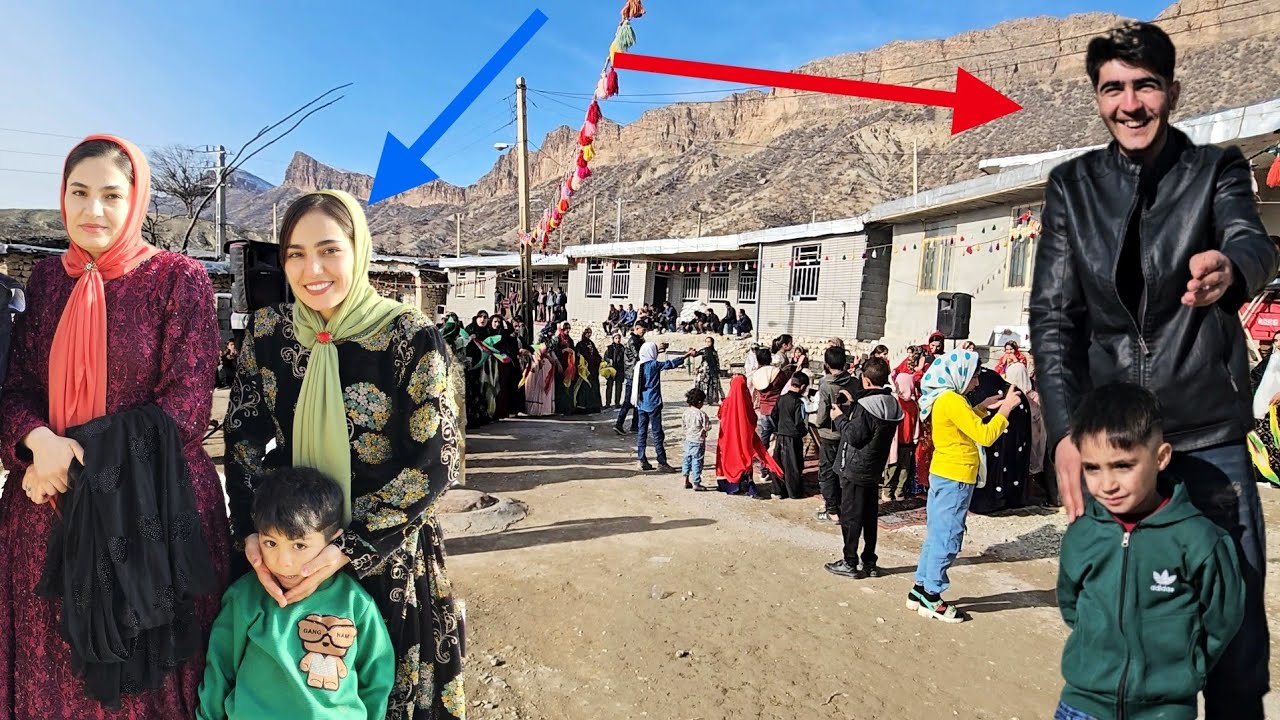 Daral nomadic family: gathering at a wedding celebration