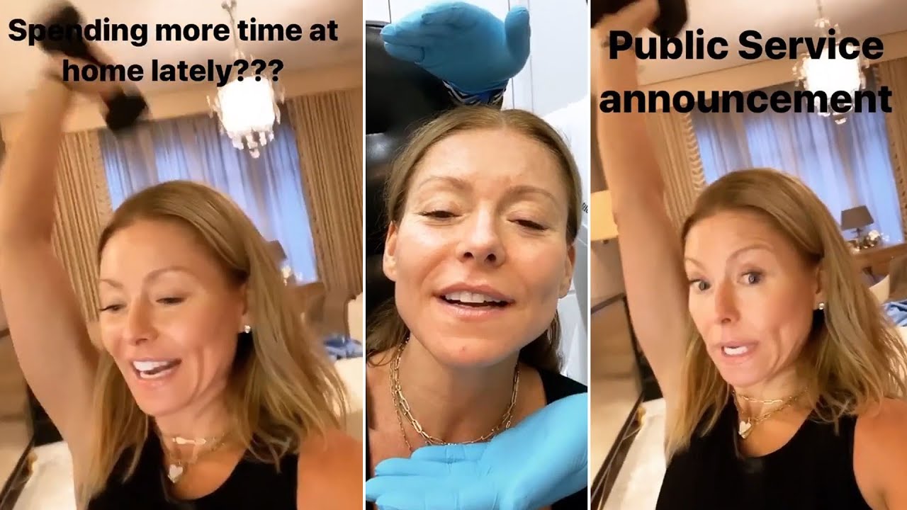 Kelly Ripa Managing Pandemic Panic With Botox and At-Home Workout