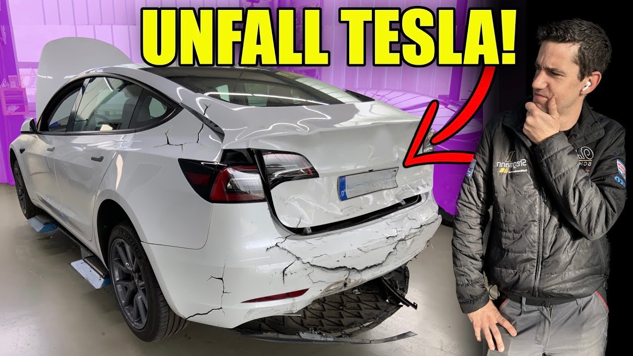 Unfall Tesla Model 3 - alles wird gut! Part 1
