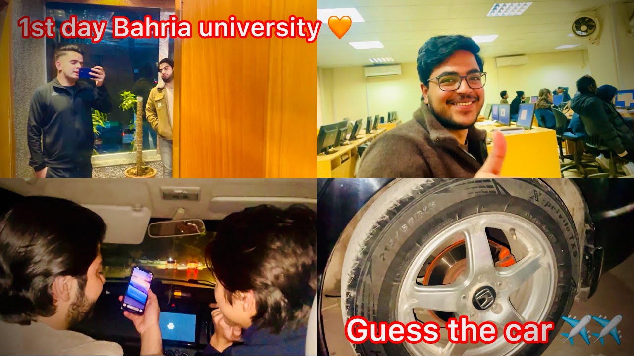 1st Day | Bahria university | Guess the Car | #bahriauniversity #buic #mehdi #newcar #trend #ikan