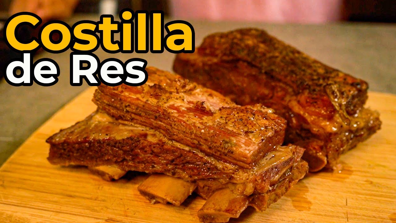 Preparación fácil de costillas de res