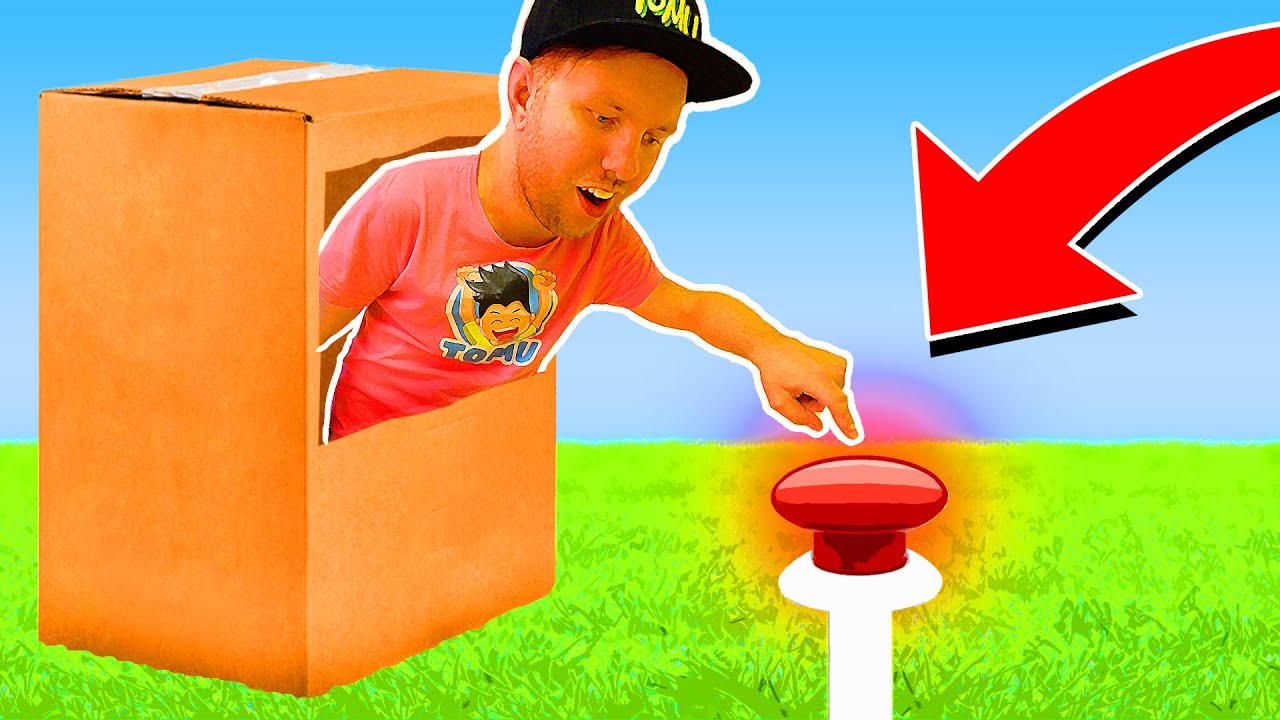 MINSTA KARTONGHUSET I VÄRLDEN - tryck inte på den röda knappen!!! *SPELMÄSTARENS LEK*