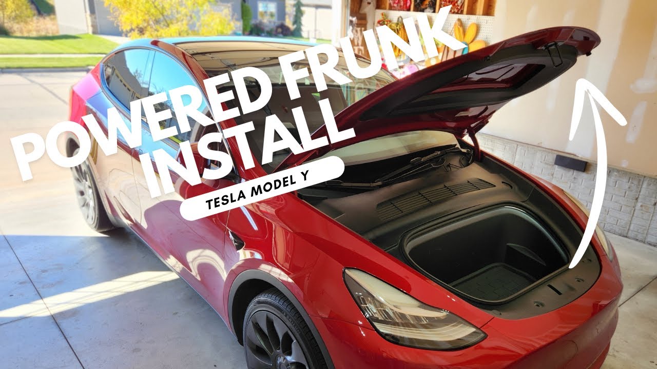 Обновите свой Tesla Model Y с помощью электроприводного багажника!