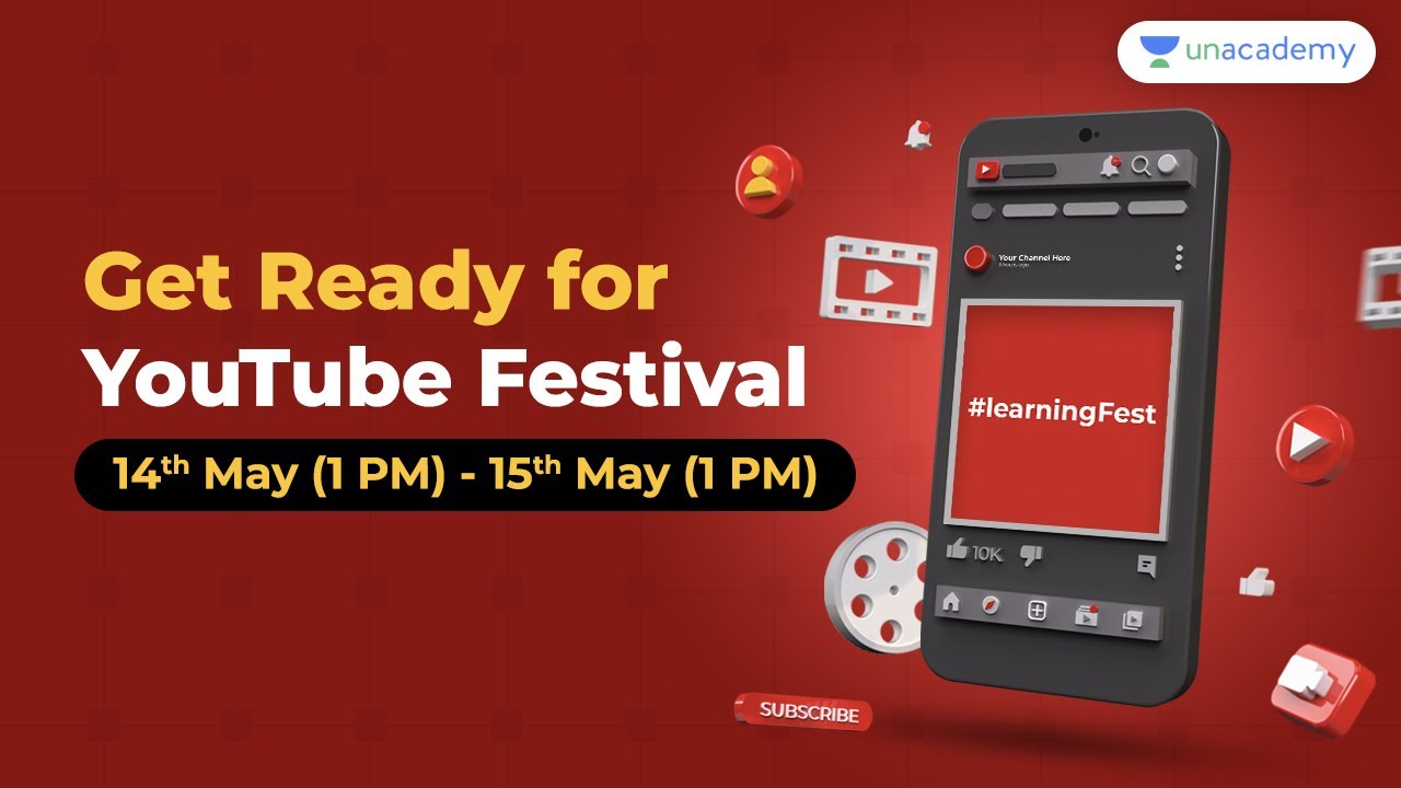 Get Ready for the YouTube Festival | #learningFest | 14th May (1 pm) - 15th May (1 pm)