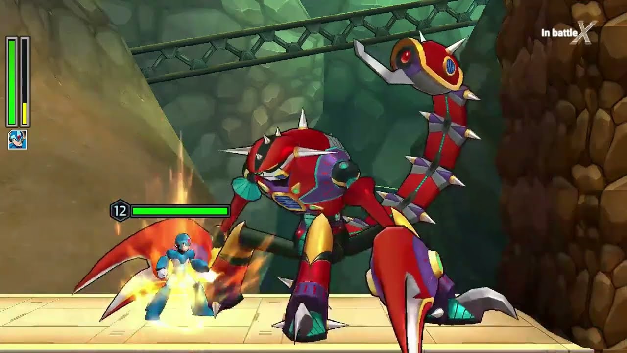 Scorpion Reploid Eliminated! (Mega Man X Dive EP03)