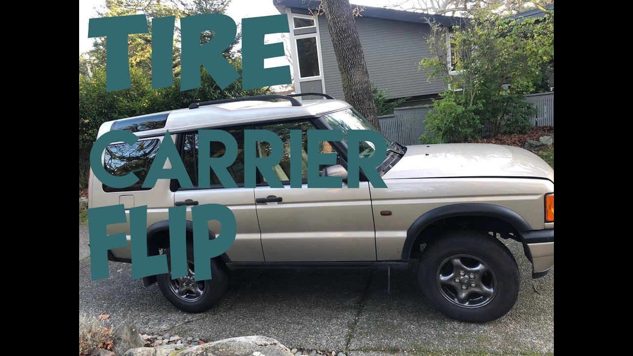 Land Rover Disco II Build- Tire carrier flip