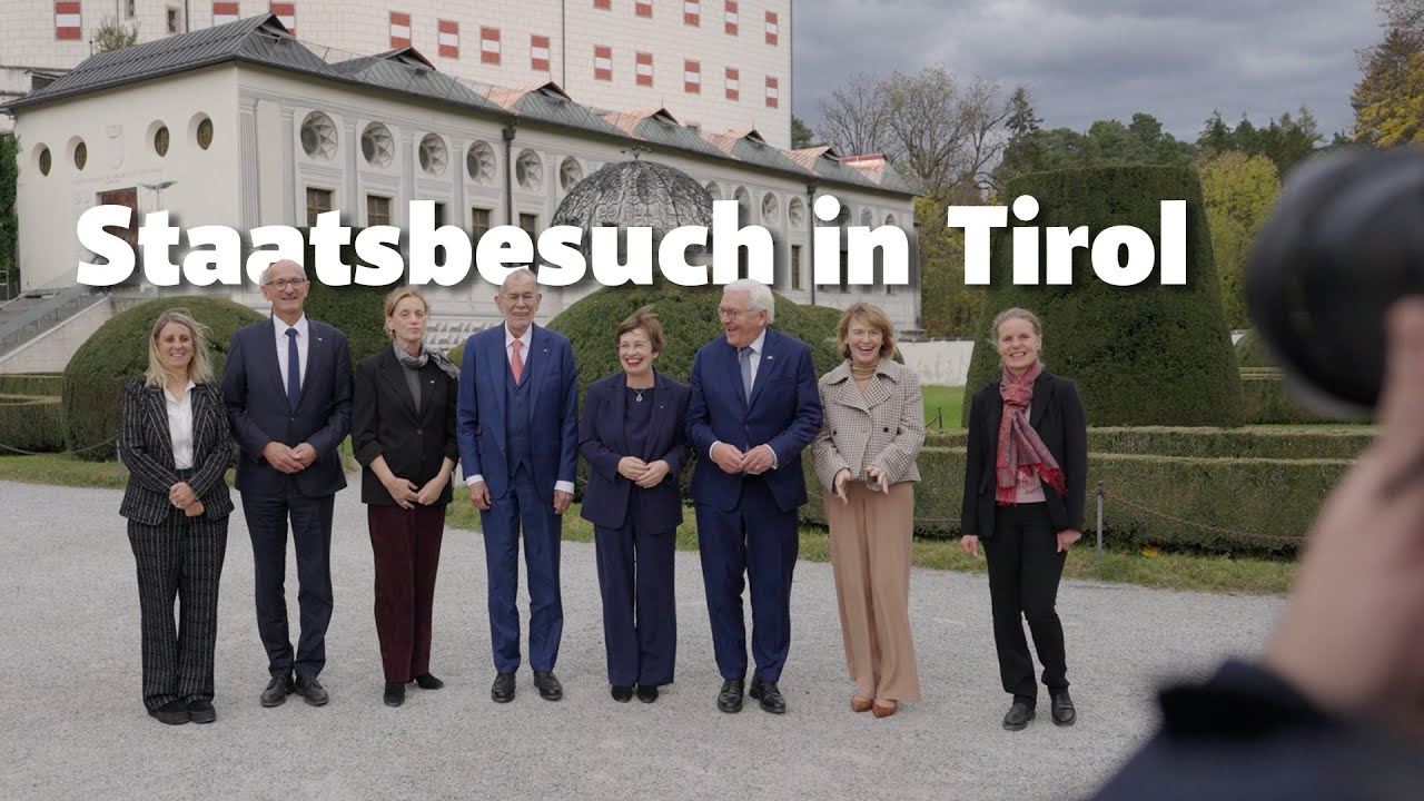 Hoher Besuch in Tirol: Staatsbesuch Bundespr&auml;sident Steinmeier und Bundespr&auml;sident Van der Bellen