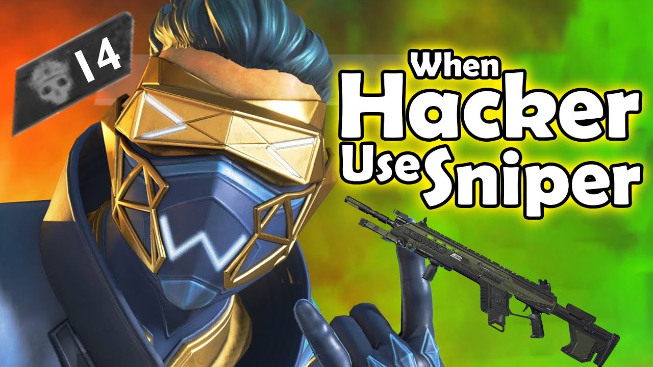 Apex Legends - Hacker using Longbow gameplay