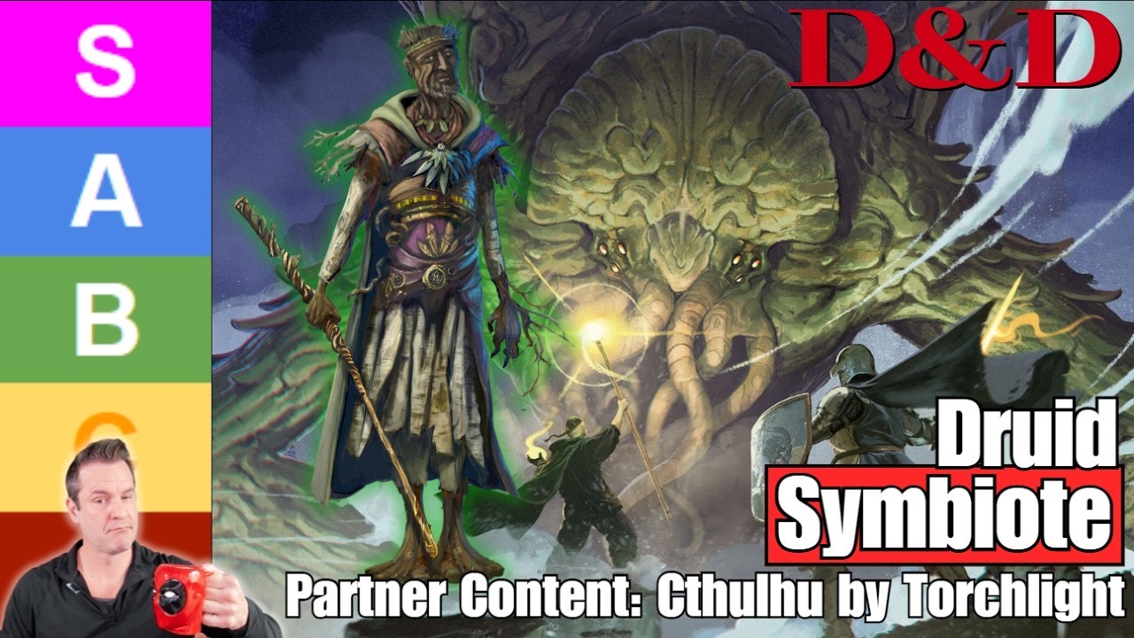 D&D 5.5: New Symbtiote Druid Subclass - Cthulhu By Torchlight - Partner Content