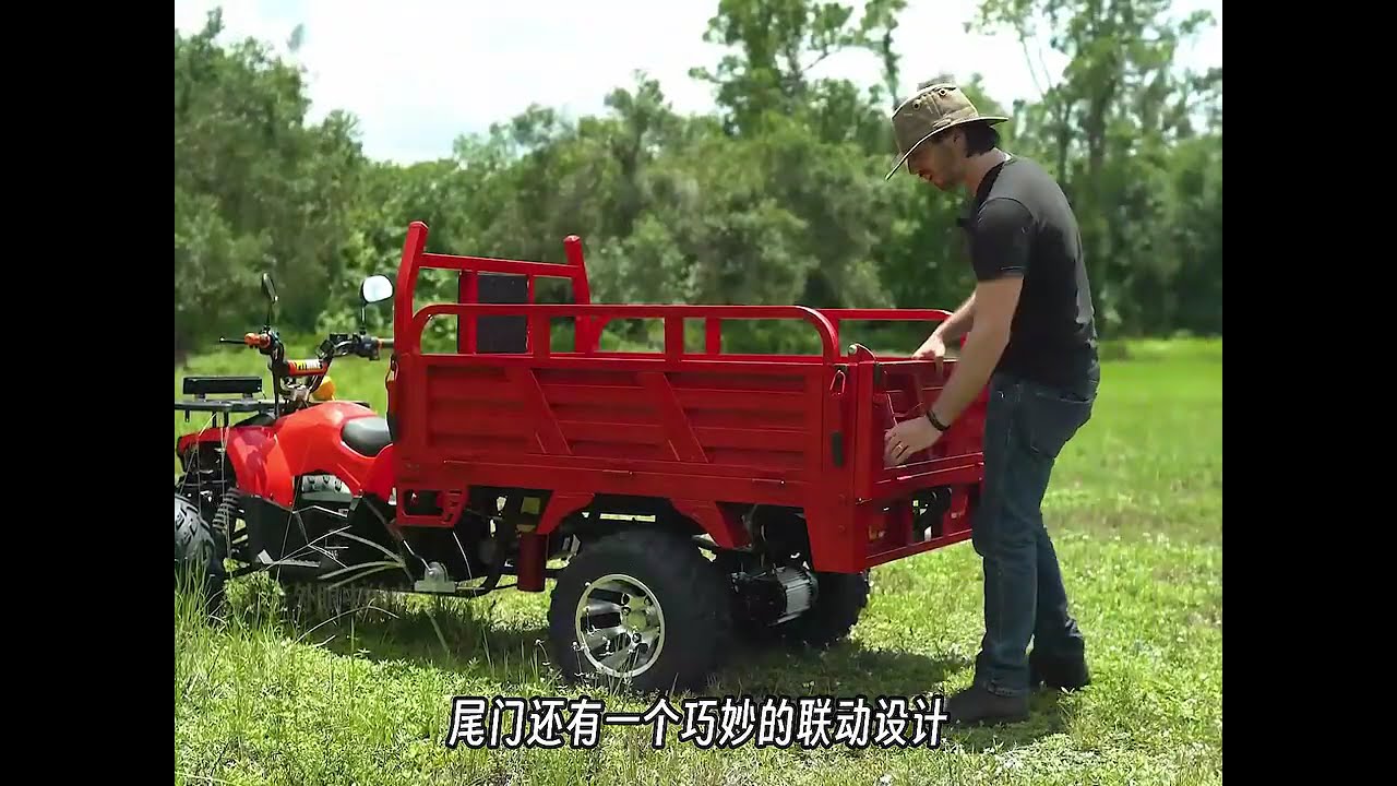 美国博主测评中国2000美元奇异电车，动力太猛！#电动车#三轮车#翻斗车#中国制造