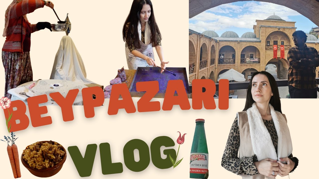 Kurşun Döktürdüm, Ebru Sanatı Yaptım ve Beypazarı Lezzetleri Denedik || Beypazarı VLOG