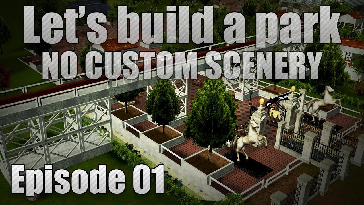 RCT3 - Building The Default Park II - Episode 01