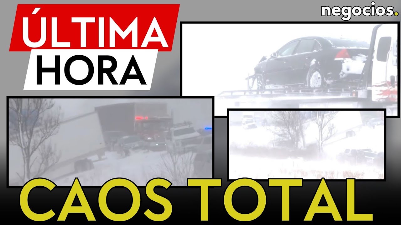 ÚLTIMA HORA | Más de 100 vehículos chocan en Michigan en cadena por una tormenta de nieve