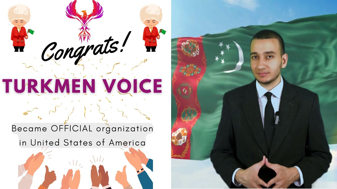 TURKMEN VOICE became OFFICIAL in United States of America! #usa #freedom #humanrights #turkmenvoice