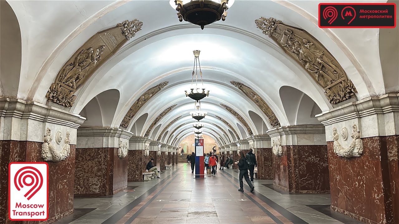 #московноеметро Зал восстания Краснопресненской (Кольцевой линии)