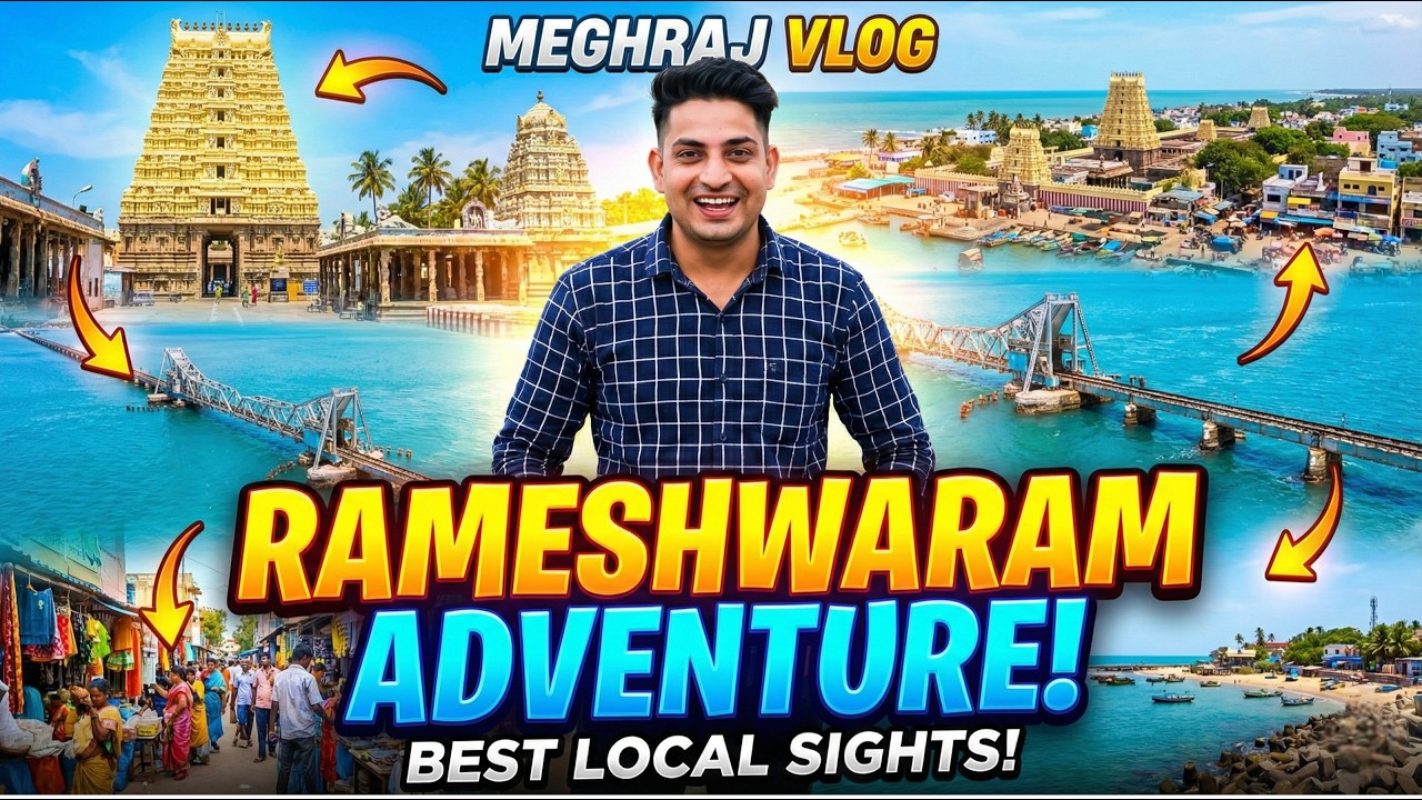 Exploring Rameswaram Local Market & Hidden Gems 🇮🇳 | Tamil Nadu Travel Vlog #13