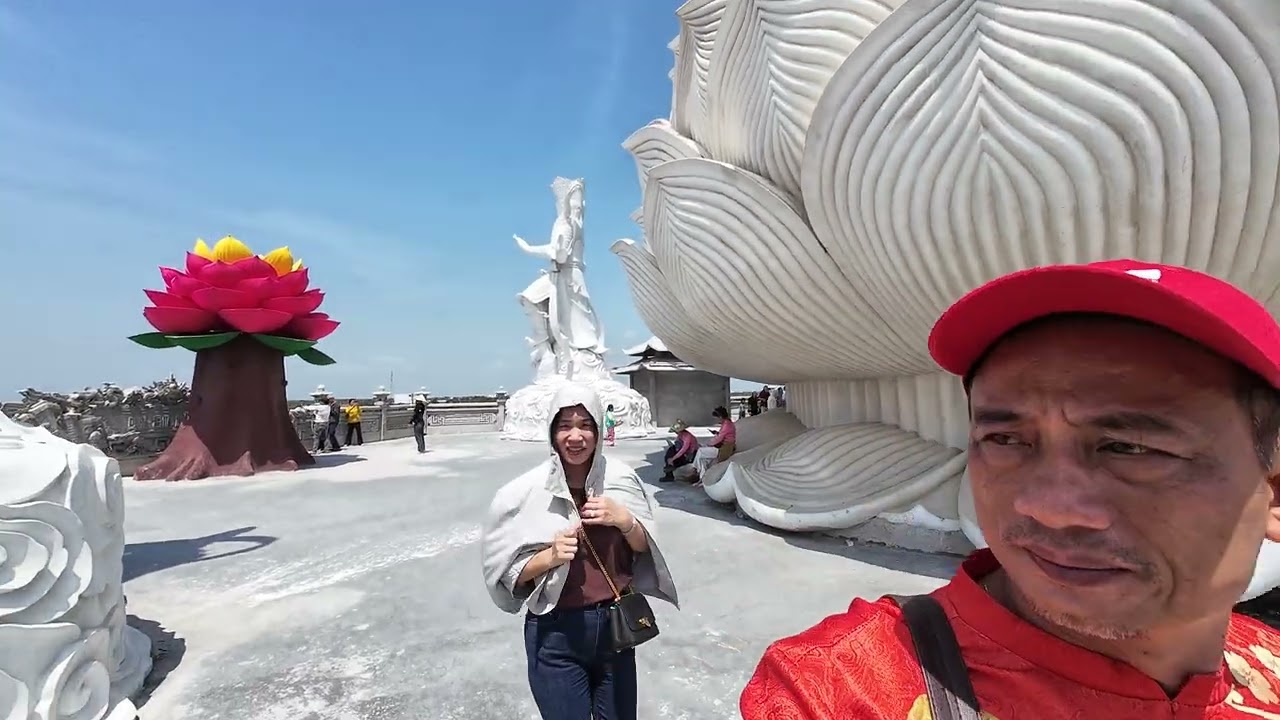 Chùa vạn Phước xã bình đại tỉnh Vĩnh Long rất xinh và đẹp 