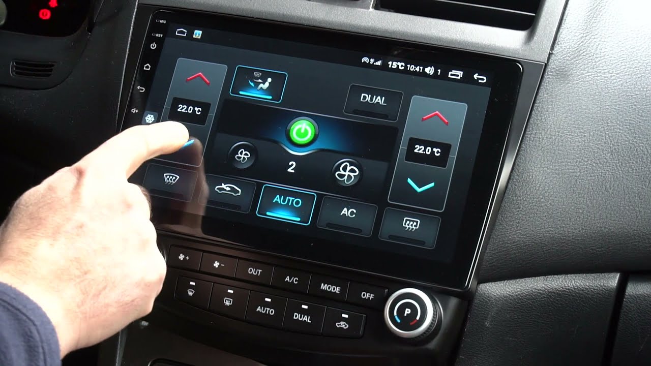 Honda Accord 7 VII  2003-2007 upgrade Android Gps System 10.1
